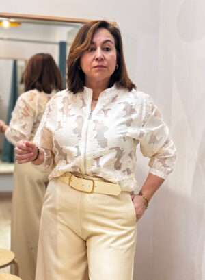 BOMBER ROSALÍA - Blanco