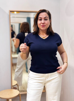 JERSEY VERA - Azul Marino