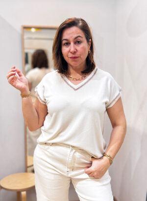 JERSEY ELINA - Beige