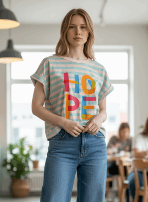 CAMISETA HOPE - Rosa