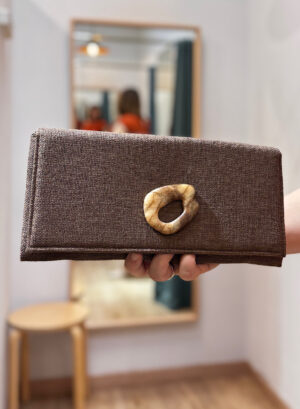 CARTERA MANO ESTELA - Marrón chocolate