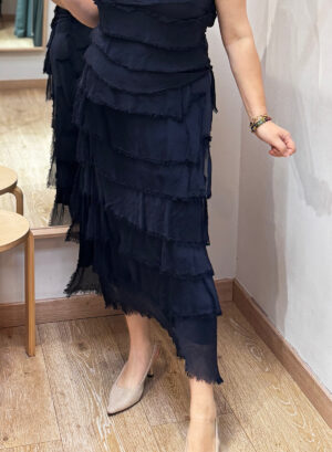 FALDA NORA - Azul Marino