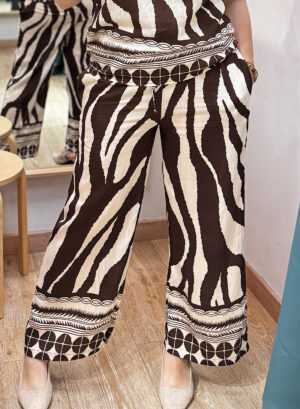 PANTALON BEATRIZ - Marrón chocolate