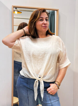 CAMISA DONNA - Beige