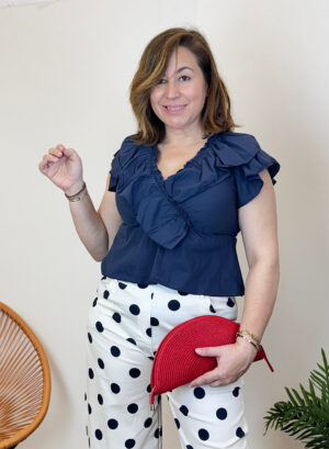 CAMISA SABRINA - Azul