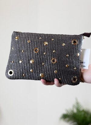 CARTERA DE MANO DAFNE - Marrón chocolate