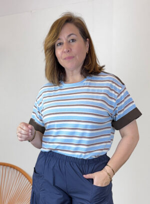 CAMISETA NELLY - Azul