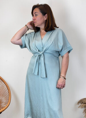 VESTIDO NURIA - Verde menta