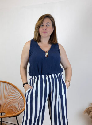 BLUSA BAMBULA - Azul Marino