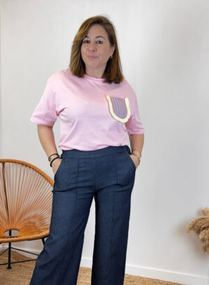 CAMISETA IBIZA - Rosa