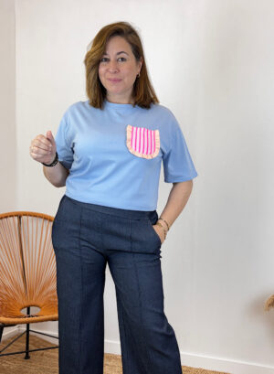 CAMISETA IBIZA - Azul