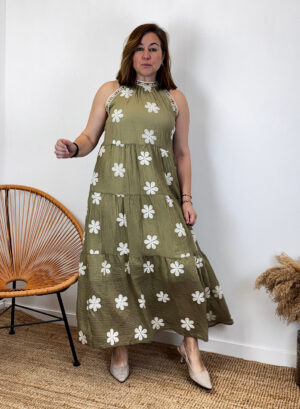 VESTIDO CASABLANCA - Verde
