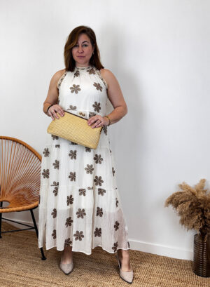 VESTIDO CASABLANCA - Beige