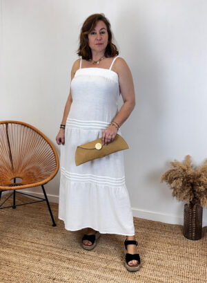 VESTIDO CERDEÑA - Blanco