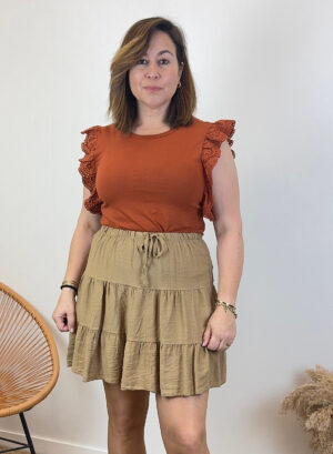FALDA BONY - Taupe
