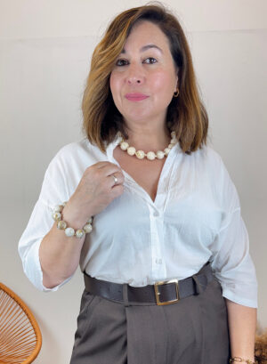 COLLAR ÁGATA - Beige