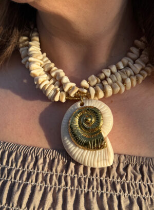 COLLAR CARACOLA - Beige