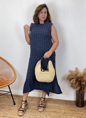 VESTIDO PRISCILA - Azul Marino