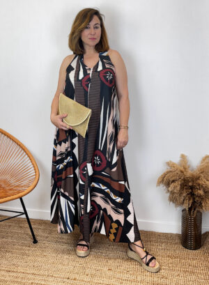VESTIDO HAWAI - Negro