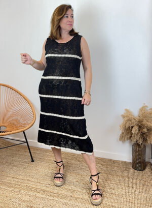 VESTIDO CALA - Negro