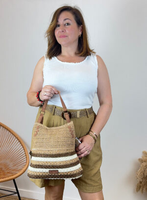 MOCHILA RAFIA CAROLINA