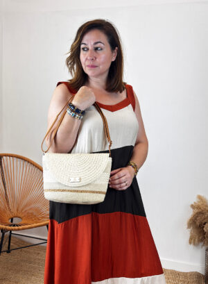 BOLSO RAFIA SILVIA - Beige