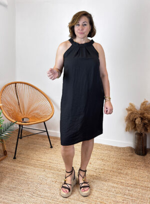 VESTIDO CINTIA - Negro