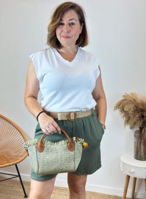 CAMISETA NORA - Blanco