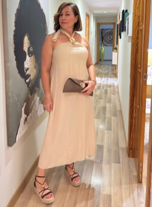VESTIDO GEMA - Beige