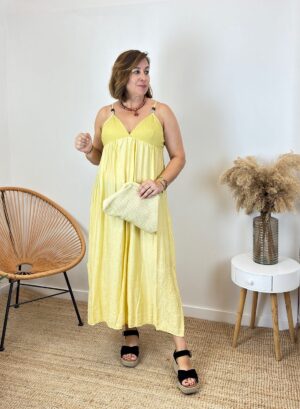 VESTIDO SORAYA - Amarillo