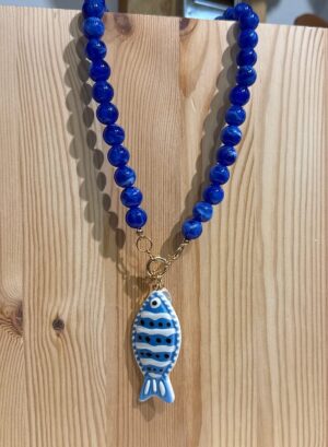 COLLAR PEZ - Azul