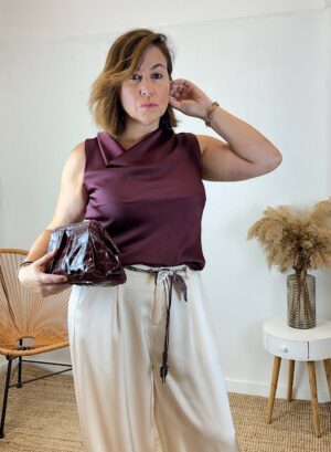 BLUSA NADIA - Burdeos