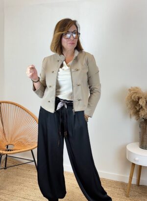 CHAQUETA PAULA - Taupe