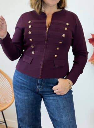 CHAQUETA NADIN - Burdeos