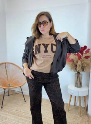 CAMISETA OVERSIZE NYC