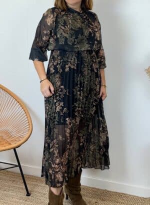 VESTIDO MARINA - Negro