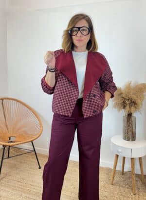 CHAQUETA VALENTINA - Granate