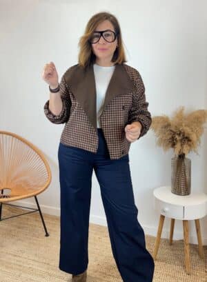 CHAQUETA VALENTINA - Marrón chocolate
