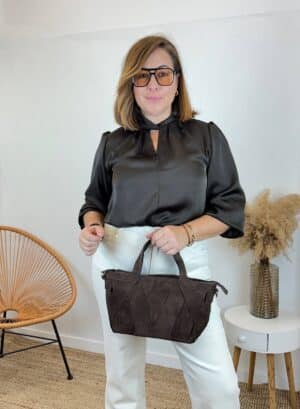 BLUSA AMELÍ - Marrón chocolate