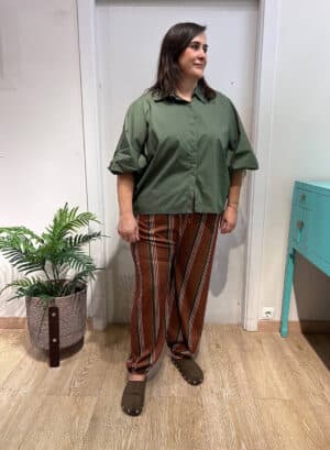 PANTALON LISTADO CURVY
