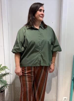 CAMISA SIRENA CURVY - Verde