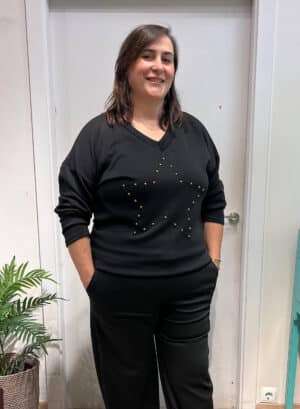 SUDADERA ESTRELLA CURVY